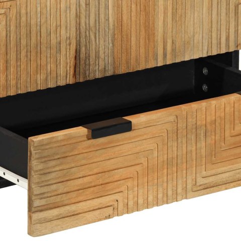 VidaXL Komoda wysoka Brązowa 60x33x100 cm Drewno lite Mango