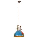 INDUSTRIALNA LAMPA WISZĄCA, 25 W, KOLOROWA, OKRĄGŁA, 40 CM, E27