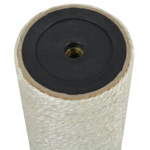VidaXL Drapak dla kota, 8x30 cm, 10 mm, beżowy
