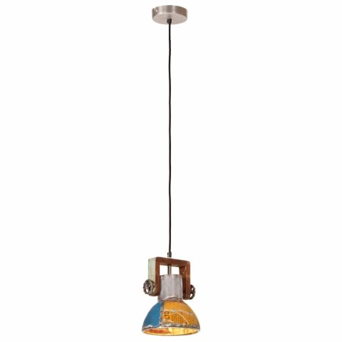 INDUSTRIALNA LAMPA WISZĄCA, 25 W, KOLOROWA, OKRĄGŁA, 19 CM, E27