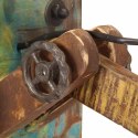 LAMPA ŚCIENNA W INDUSTRIALNYM STYLU, KOLOROWA, OKRĄGŁA, E27