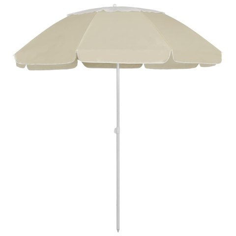 VidaXL Parasol plażowy, piaskowy żółty, 300 cm