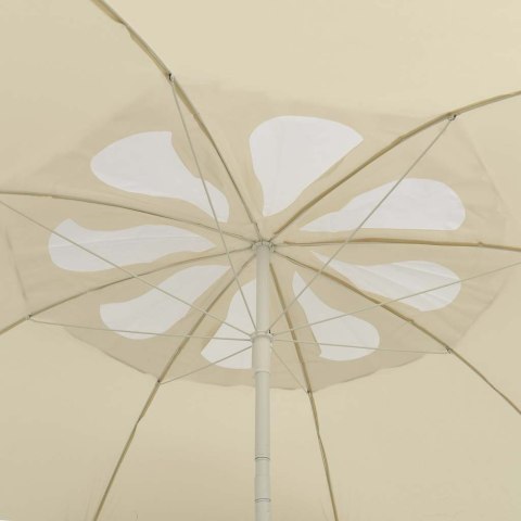 VidaXL Parasol plażowy, piaskowy żółty, 300 cm