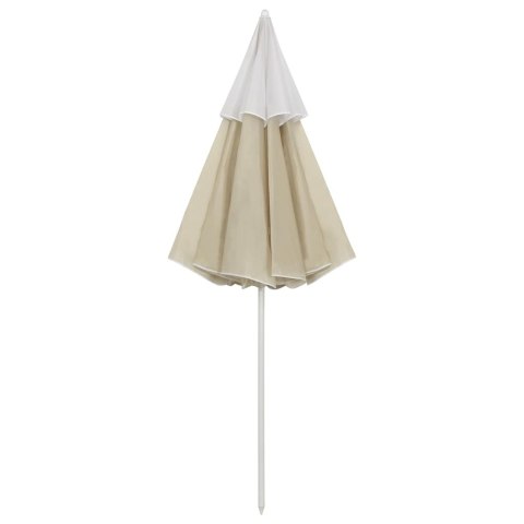 VidaXL Parasol plażowy, piaskowy żółty, 300 cm