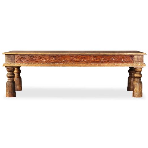 VidaXL Stolik kawowy z litego drewna akacjowego i mango, 110x60x38 cm