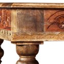 VidaXL Stolik kawowy z litego drewna akacjowego i mango, 110x60x38 cm