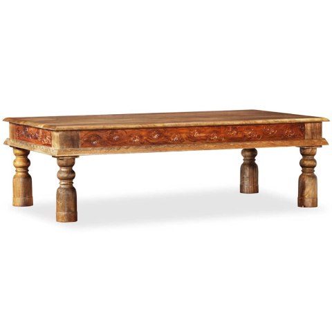 VidaXL Stolik kawowy z litego drewna akacjowego i mango, 110x60x38 cm