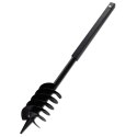 VidaXL Świder glebowy z uchwytem, 150 mm, z rurą przedłużającą, 13 m, stal