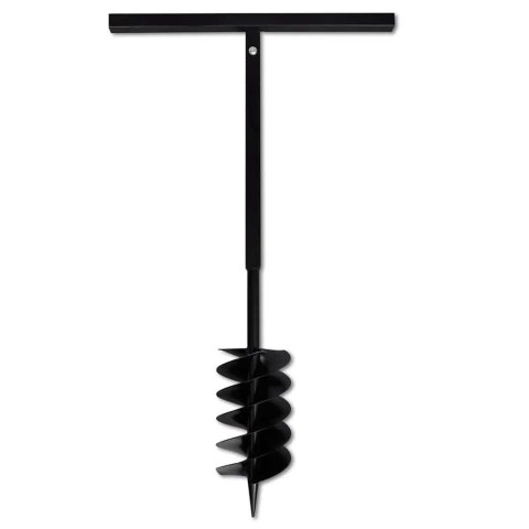 VidaXL Świder glebowy z uchwytem, 150 mm, z rurą przedłużającą, 13 m, stal