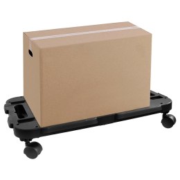 WÓZKI TRANSPORTOWE, 5 SZT., CZARNE, POLIPROPYLEN, 200 KG