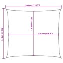VidaXL Żagiel przeciwsłoneczny, 160 g/m², terakotowy, 2,5x3 m, HDPE