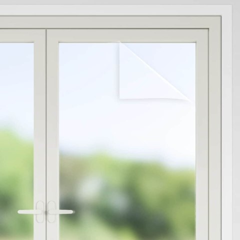 VidaXL Folie okienne, 3 szt., matowe szare, PVC