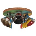 VidaXL Lampa sufitowa 25 W, wielokolorowa, 50x50x25 cm, E27