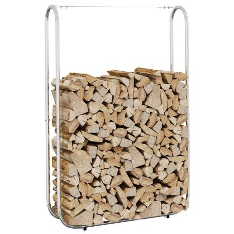 STOJAK NA DREWNO OPAŁOWE 100X25X150 CM STAL OCYNKOWANA