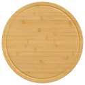 VidaXL Deski do krojenia, 6 szt., Ø40x1,5 cm, bambusowa