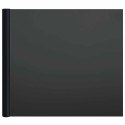VidaXL Folie okienne, 5 szt., matowe, czarne, PVC