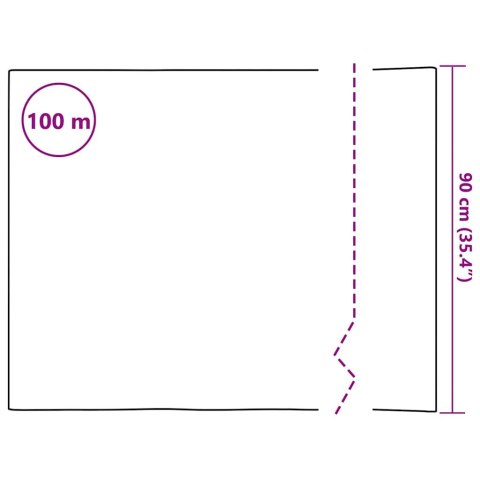 VidaXL Folie okienne, 5 szt., matowe, czarne, PVC