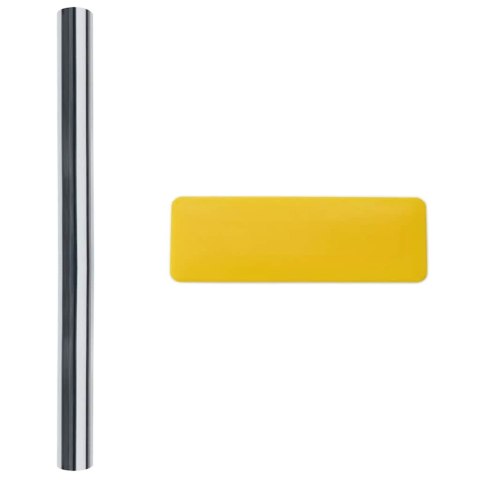 VidaXL Folie okienne, odblaskowe, 3 szt., srebrne, PVC