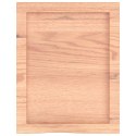 VidaXL Blat do łazienki, jasnobrązowy, 40x50x(2-4) cm, lite drewno
