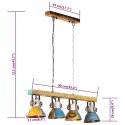 INDUSTRIALNA LAMPA SUFITOWA, 25 W, KOLOROWA, 111 CM, E27