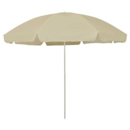 VidaXL Parasol plażowy, piaskowy żółty, 300 cm
