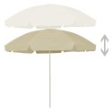 VidaXL Parasol plażowy, piaskowy żółty, 300 cm