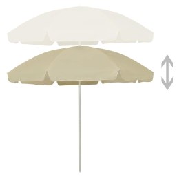 VidaXL Parasol plażowy, piaskowy żółty, 300 cm