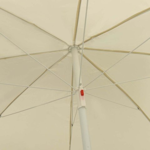 VidaXL Parasol plażowy, piaskowy żółty, 300 cm
