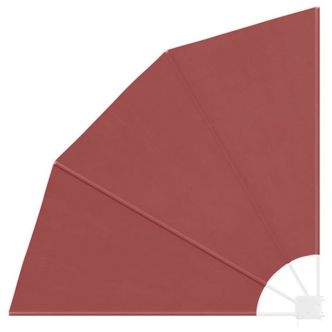 VidaXL Składany parawan balkonowy, terakota, 140x140 cm