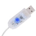 ŚWIĄTECZNE RENIFERY, 6 SZT., 240 NIEBIESKICH LED, AKRYL
