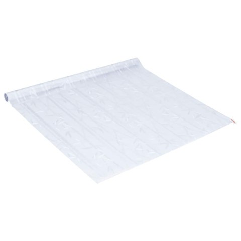 VidaXL Folia okienna, matowa, wzór bambusa, 90x500 cm, PVC
