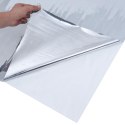 VidaXL Folia okienna odbijająca promienie słońca, srebrna, 45x2000 cm