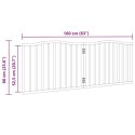 VidaXL Składana bramka zabezpieczająca dla psa, 2 panele, biała, 160cm