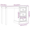 TOALETKA CORONA, 110X47X75 CM, LITE DREWNO SOSNOWE