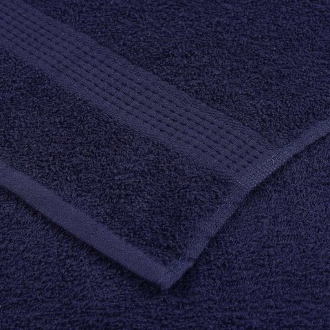 VidaXL 12-cz. zestaw ręczników, FROGN, granat, 360 g/m²