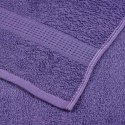 VidaXL 6-cz. zestaw ręczników, FROGN, fioletowy, 360 g/m²