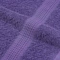 VidaXL 6-cz. zestaw ręczników, FROGN, fioletowy, 360 g/m²