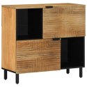 KOMODA BRĄZOWA 80X33X75 CM DREWNO LITE MANGO