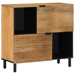 KOMODA BRĄZOWA 80X33X75 CM DREWNO LITE MANGO