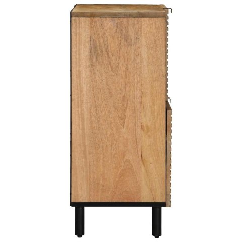 KOMODA BRĄZOWA 80X33X75 CM DREWNO LITE MANGO