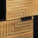 KOMODA BRĄZOWA 80X33X75 CM DREWNO LITE MANGO