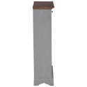 STOJAK NA WINO DREWNO Z RECYKLINGU 55X23X85CM