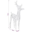 VidaXL Dekoracja świąteczna - renifery z saniami, 320 LED, akrylowa