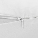 PODUSZKA CIĄŻOWA W KSZTAŁCIE LITERY J, 54X(36-43) CM, BIAŁA
