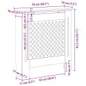 OSŁONA NA GRZEJNIK KALORYFER MDF 78CM