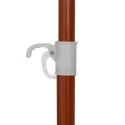 PARASOL OGRODOWY NA STALOWYM SŁUPKU, 180 CM, PIASKOWY