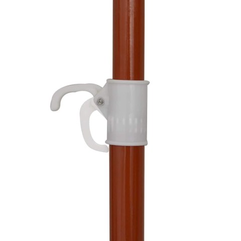 PARASOL OGRODOWY NA STALOWYM SŁUPKU, 180 CM, PIASKOWY