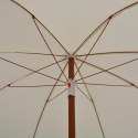 PARASOL OGRODOWY NA STALOWYM SŁUPKU, 180 CM, PIASKOWY