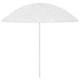PARASOL PLAŻOWY W HAWAJSKIM STYLU, BIAŁY, 300 CM