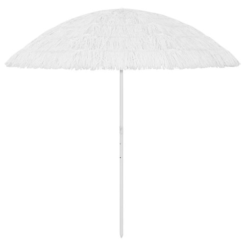 PARASOL PLAŻOWY W HAWAJSKIM STYLU, BIAŁY, 300 CM